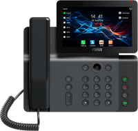 Teléfono IP Empresarial V66 Prime, Pantalla Táctil Color 7 Pulgadas, Audio HD Opus, Video 1080p, Wi-Fi 6, Bluetooth 5.4, 20 Líneas SIP, 6-Way Conference, PoE, Material Antibacterial