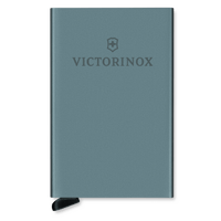 Tarjetero / Almacenamiento Seguro 4-6 Tarjetas / Aluminio Duradero / Protección RFID / Sistema Deslizamiento Patentado / Color Gris.
