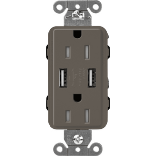 Receptáculo 15 A con puerto USB