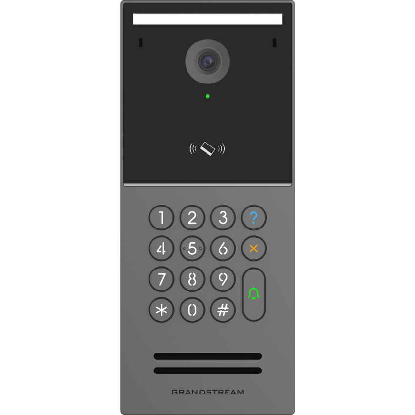 Videoportero IP Inteligente GDS3725 / 2K Ultra HD 1080p / Ángulo 127° / IA ISP con Análisis de Comportamiento / Lector RFID IC-ID NFC / Múltiples Métodos de Apertura / PoE Integrado / Protección IP66 IK10 / Interoper