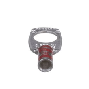 Zapata de compresión LCA8-38-L, para cal. 8 Awg, Barreno para tornillo prisionero de 3/8, 1 Pz