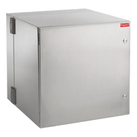 Gabinete Industrial ProTek de Puerta Sólida, Protección NEMA Tipo 4/4X/12, Abatible, Fabricado en Acero Inoxidable SS304, 12 UR, Color Gris Claro