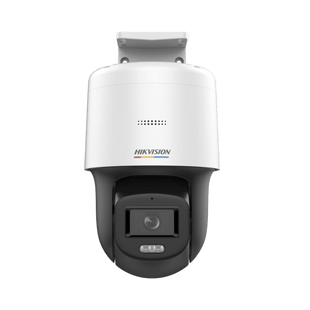 Domo PT IP 4 Megapixel / Lente 4 mm  / Luz Blanca 30 mts / dWDR  / PoE / IP66 / Micrófono y Bocina Interconstruido / Micro SD / Incluye Montaje de Pared y Techo