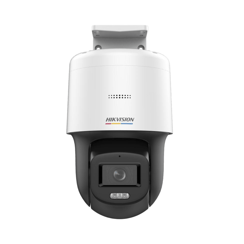Domo PT IP 4 Megapixel / Lente 4 mm  / Luz Blanca 30 mts / dWDR  / PoE / IP66 / Micrófono y Bocina Interconstruido / Micro SD / Incluye Montaje de Pared y Techo