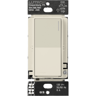 (RadioRa3) Apagador Sunnata color blanco para linea Radio Ra3, 8A de iluminacion, 5.8A Motor