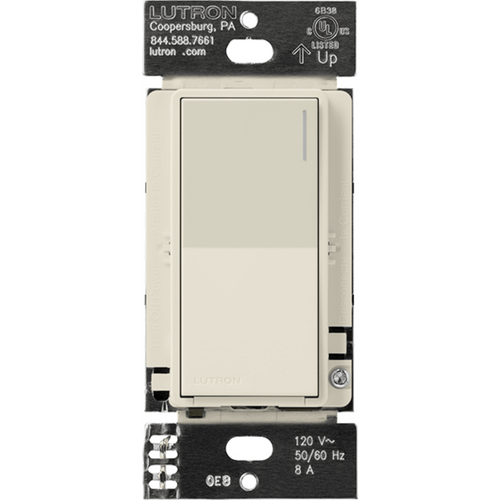 (RadioRa3) Apagador Sunnata color blanco para linea Radio Ra3, 8A de iluminacion, 5.8A Motor