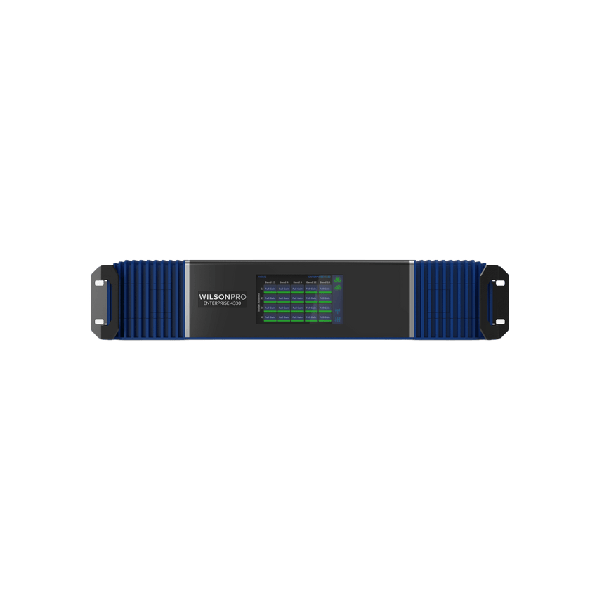 Amplificador de Señal Celular Enterprise 4330 / 4G LTE / Amplificación de Banda Ancha y Canalizada / Pantalla LCD Táctil a Color / XDR Technology / Compatible con Múltiples Dispositivos y Operadores / Montaje en Rack