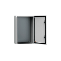 Gabinete de Uso Exterior MAS 500 x 400 x 260 mm NEMA 4/12/13; IP66; IK10 de Acero Dulce 1.5 mm con Platina de Montaje Incluida Color Gris Claro