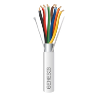 Carrete de 305 Metros (1000 Pies) / Cable de Cobre / 8 x 18 AWG  / Plenum / Blindado / Para Interior / Color Blanco / Para Aplicaciones de Alarmas de Intrusión/Control de Acceso/ Automatización / Interfonos y Tv Porteros