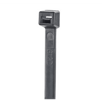 Cincho de Nylon 6.6 StrongHold™, 1220mm largo x 9mm ancho, Color Negro, Cámara impelente, Paquete de 50pz