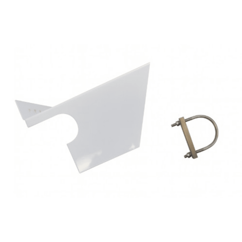 Parasol De Acero Inoxidable Pintado De Blanco Para Detectores Serie XNX, Optima Plus, MPD, Sensepoint PPM, EC De Gases Tóxicos y Oxígeno
