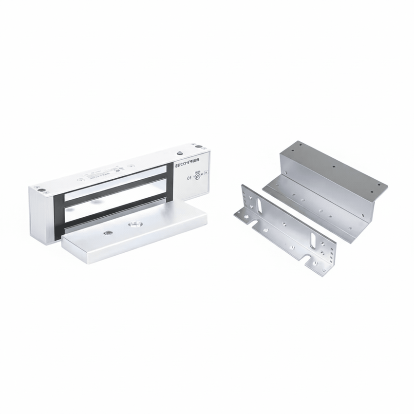 Kit Para Control de Acceso Incluye Chapa Magnética de 1200 Lbs / Montaje En Z y L /  Uso Interior / Certificación UL