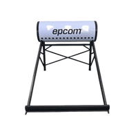 Bóiler Solar SIN TUBOS de 150L, Termotanque Inoxidable de Grado Alimenticio, Resistentes a Granizo de Hasta 25 mm/ l , Incluye Anodo de Magnesio