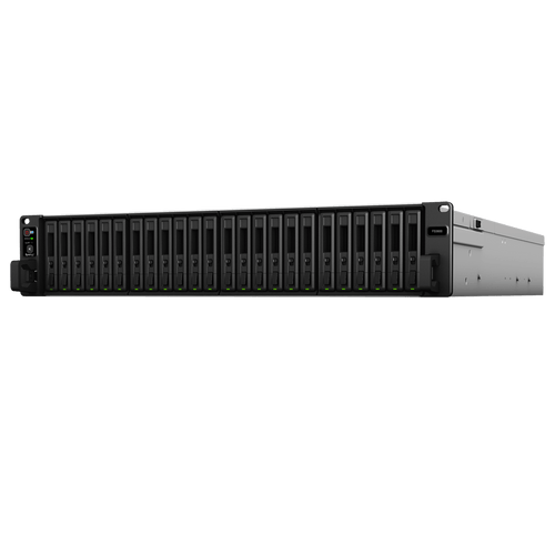 NAS Todo Flash FlashStation FS3600 | 24 Receptáculos | Intel Xeon D-1567 12 Núcleos | 16 GB RAM (Ampliable a 128 GB) | 195,000 IOPS Escritura Aleatoria iSCSI 4K | 10 GbE | Compatible con Virtualización | Protección de Datos Int
