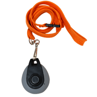 Colgante con Botón de Alarma Inalámbrico NX0130/B / Radio Frecuencia 868.30 MHz / Comunicación Bidireccional / Alcance 75 m / Batería CR2354 Duración 2-4 Años / IP65 / Indicador LED Bicolor / Anti-Estrangulamiento