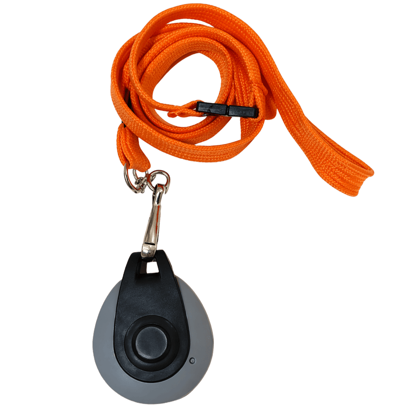 Colgante con Botón de Alarma Inalámbrico NX0130/B / Radio Frecuencia 868.30 MHz / Comunicación Bidireccional / Alcance 75 m / Batería CR2354 Duración 2-4 Años / IP65 / Indicador LED Bicolor / Anti-Estrangulamiento