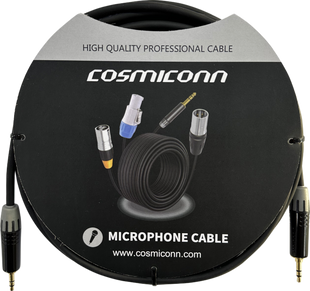 Cable 3.5mm a 3.5mm, conectores color negro MTP3C-BG, length 5m