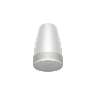 Altavoz Colgante Luna | Designmax | Sistema de Rango Extendido | Array Circular Ring Array™ 8 Drivers | Woofer 8" Integrado | Cobertura 140° | Color Blanco
