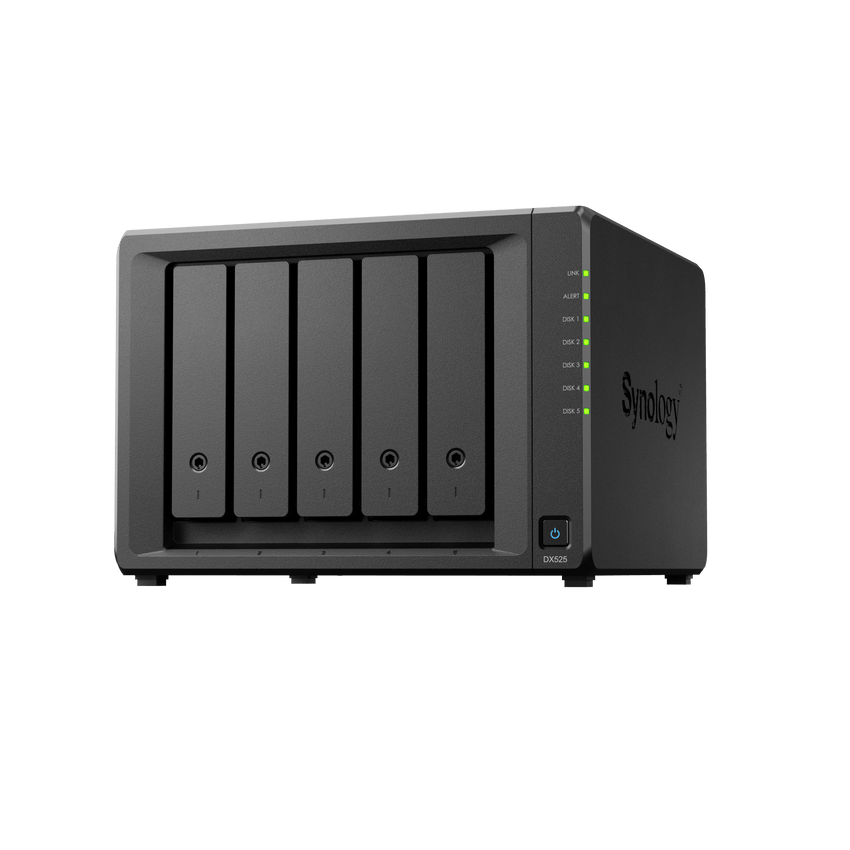 Unidad de Expansión DX525 | 5 Bahías para Unidades 3.5" y 2.5" | Intercambio en Caliente | Compatible con Synology DiskStation.