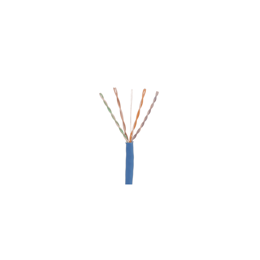 Bobina de Cable UTP 305 m. de Cobre, TX6000™ PanNet, Azul, Categoría 6 (24 AWG), CMP (Plenum), de 4 pares