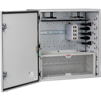 Gabinete de Zona de Instalación en Pared, Uso Industrial con Clasificación UL tipo IP66 y 4/12/4X, de 610 x 295 x 610 mm, de Acero, Color Gris
