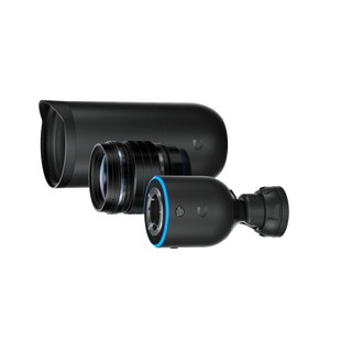 UniFi Protect AI DSLR Long Distance – Cámara 4K PoE+ para Interior/Exterior con Sensor de Alta Sensibilidad, Lente Fija de larga distancia de 45 mm y Analítica Avanzada por IA