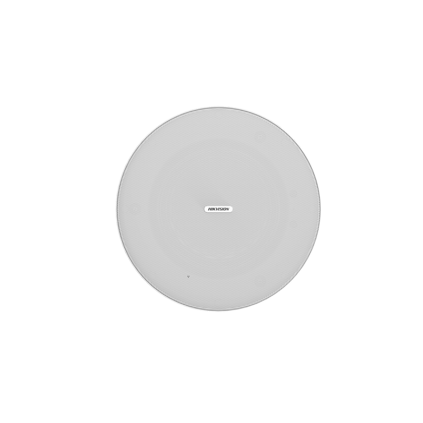 Bocina (Altavoz) IP Con Bluetooth | Montaje en plafón | 10 Watts | Tweeter 1.0 pulgadas | Woofer 6.5 pulgadas| Entrada de alarma | PoE+ | Hik-Connect/ HikCentral Profesional | Soporta bocinas auxiliares