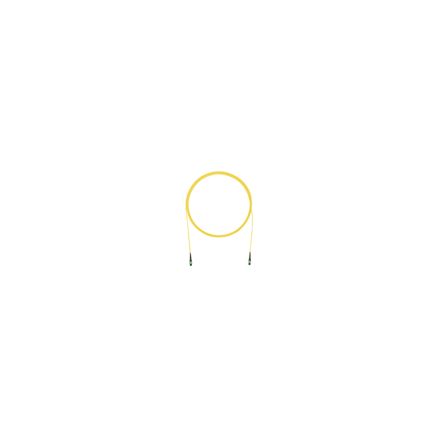 Cable de Interconexión de 12 Fibras Ópticas Monomodo OS2, Con Conector Pan-MPO™ Hembra - Hembra, Polaridad B, OFNP (Plenum), de 4 Metros