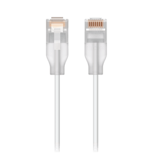 Patchcord UniFi Etherlighting™ de 2m metros, hasta 2.5G / Soporta hasta  POE+++ / Conector RJ45 transparente para mejores efectos de luz con Switches USW PRO MAX