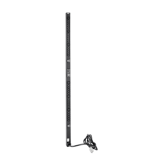 PDU Vertical para Rack con 18 Tomas NEMA, 15A, 1.22 m de Altura, Acero Color Negro