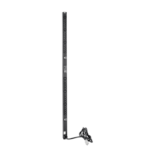 PDU Vertical para Rack con 18 Tomas NEMA, 15A, 1.22 m de Altura, Acero Color Negro