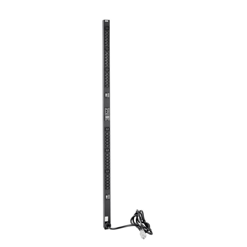 PDU Vertical para Rack con 18 Tomas NEMA, 15A, 1.22 m de Altura, Acero Color Negro