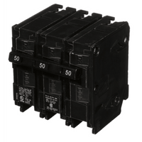 Interruptor automático enchufable tipo QP 3 polos, 50 amp
