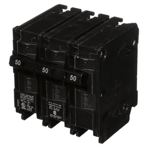 Interruptor automático enchufable tipo QP 3 polos, 50 amp