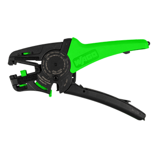 Pelacable Manual / Quickstrip Vario / Capacidad 0.03-16 mm² / Ajuste Automático Sección / Función Corte / Pelado Parcial / Cuchilla Reemplazable / Verde-Negro