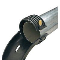 Conducto tipo cascada Tak-Ty™, 4 in, negro