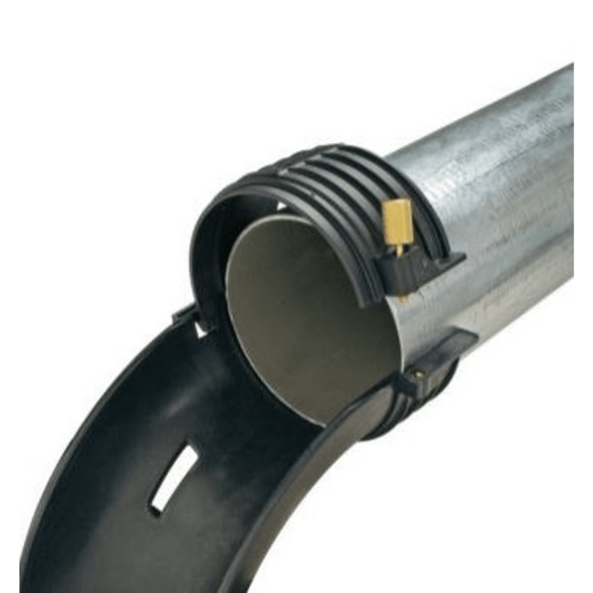 Conducto tipo cascada Tak-Ty™, 4 in, negro