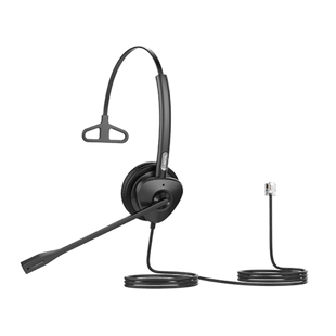 Diadema Monoaural con Audio HD y Brazo Ajustable de 260°, Conexión RJ9 y Sonido de Alta Definición