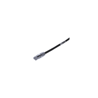 Cable de Parcheo TX6, UTP Cat6, 24 AWG, CM, Color Negro, 6.1 Metros (20 Pies)