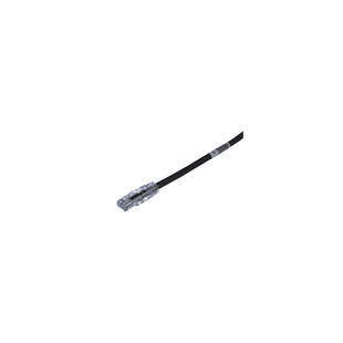 Cable de Parcheo TX6, UTP Cat6, 24 AWG, CM, Color Negro, 6.1 Metros (20 Pies)