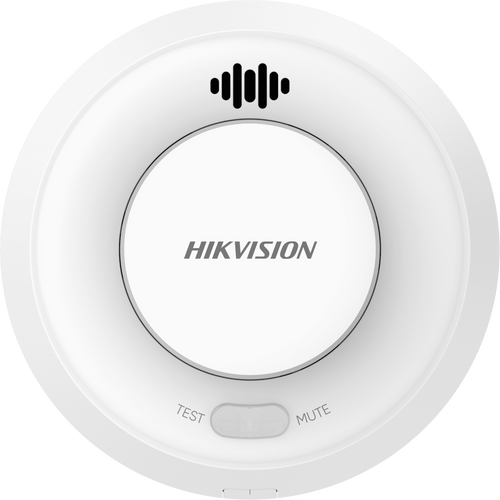 Detector de Humo Interlink con Funcion Hub / Doble Tecnología de Sensor de Luz / Alarma Auditiva 85dB / Batería de Litio 10 Años / Autoverificación / Compatible con Hik-Connect / Interconectable 30 Dispositivos