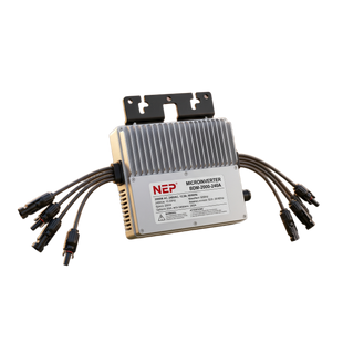 Microinversor 2.25 Kw, 220 Vca, IP67, WIFI Incuido, Soporta Oversizing a 4 Módulos de Hasta 750 W, Incluye Conector Troncal