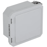 Caja Impermeable De Fibra De Vidrio, 6.77" (17.19cm) Alto x 6.77" (17.19cm) Ancho x 4.06" (10.31cm), Sin Ventanilla, Listado UL/cUL, Hecho En EE.UU, Serie EnviroArmour®