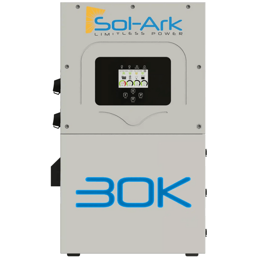 Inversor Hibrido Interactivo SOL-ARK, 30 Kw, 220 Vcc, 3 Fases, IP65, 160-500 Vcc baterias