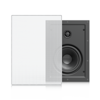 UniFi In-Wall Speaker Altavoz Empotrable de Pared / Woofer 6.5" 130W / Tweeter 1" Pivote ±15° / 8 Ohms / Cobertura Simétrica Axial de 90° / NDAA Compliant