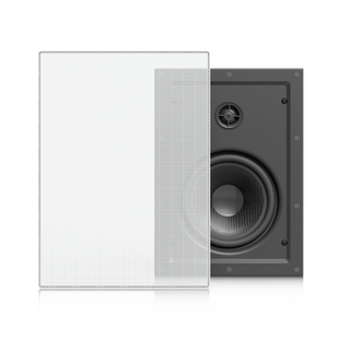 UniFi In-Wall Speaker Altavoz Empotrable de Pared / Woofer 6.5" 130W / Tweeter 1" Pivote ±15° / 8 Ohms / Cobertura Simétrica Axial de 90° / NDAA Compliant