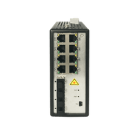 Switch Gigabit PoE+ / Industrial / Administrable / 8 Puertos Gigabit PoE+ (30 W) / 4 Puertos SFP / 250 W Total / 48 a 57 VCD / Ideal para Proyectos