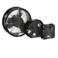 Ventilador Axial Compacto 6 Pulgadas / 115VAC / 102CFM / Silencioso / Acero Negro / 50,000 Horas Operación