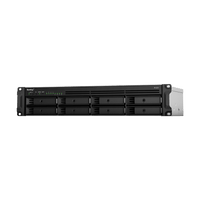 Servidor de Almacenamiento en Red RackStation RS1221+ | 8 Bahías | Expansión a 12 Bahías | CPU AMD Ryzen V1500B | 4 GB DDR4 ECC | RAID Soportado | 10/25GbE | Synology High Availability | Protección de Datos Integral.