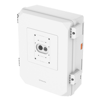Gabinete SBP-150NBW / PC (Policarbonato) y Aluminio / IP66 IK10 NEMA 4X / Carga Máxima 15 kg / Dimensiones 360x420x163.1 mm / Color Blanco